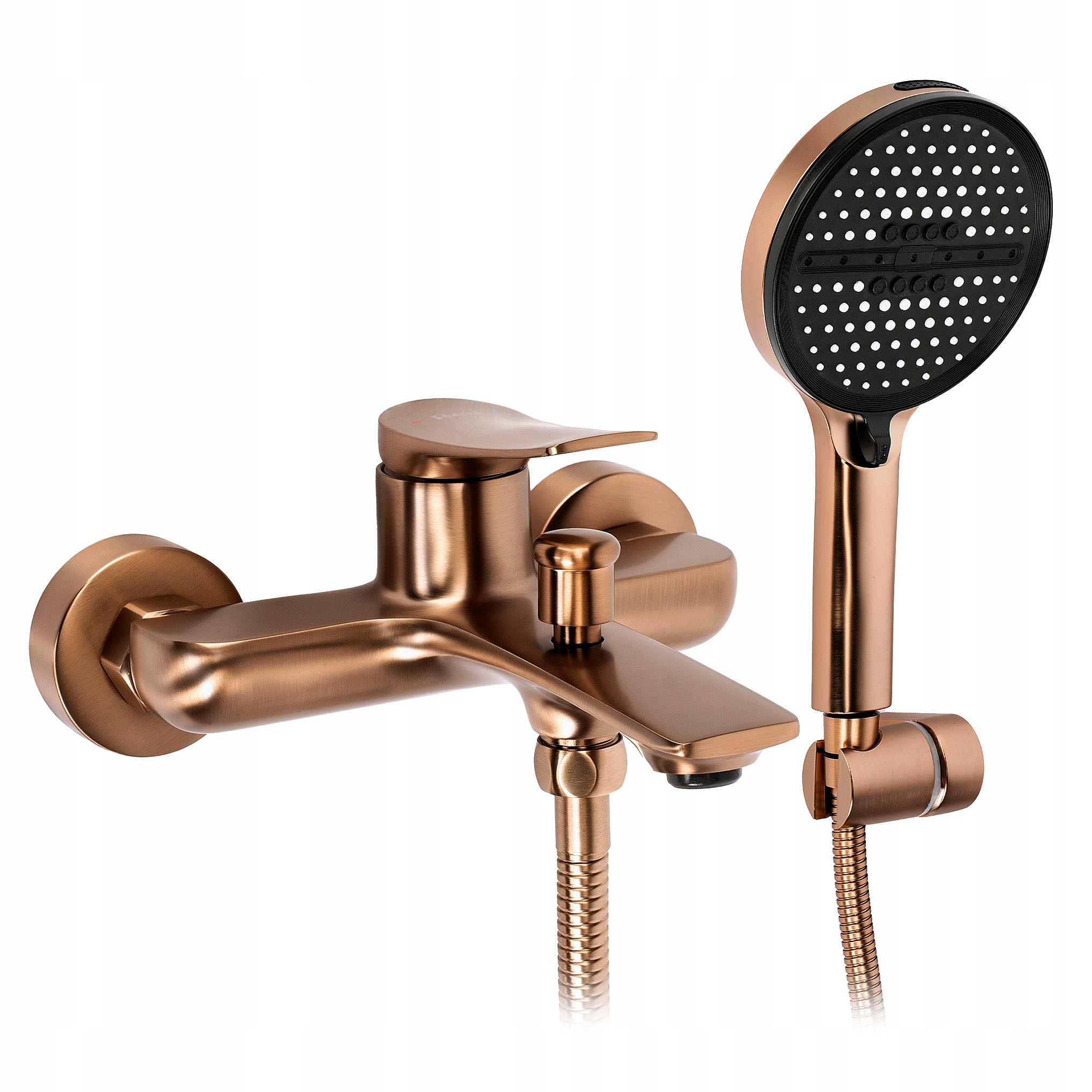 Vanová Baterie Rea Vision Premium, Kartáčovaná Měď S Nástěnnou Hlavicí