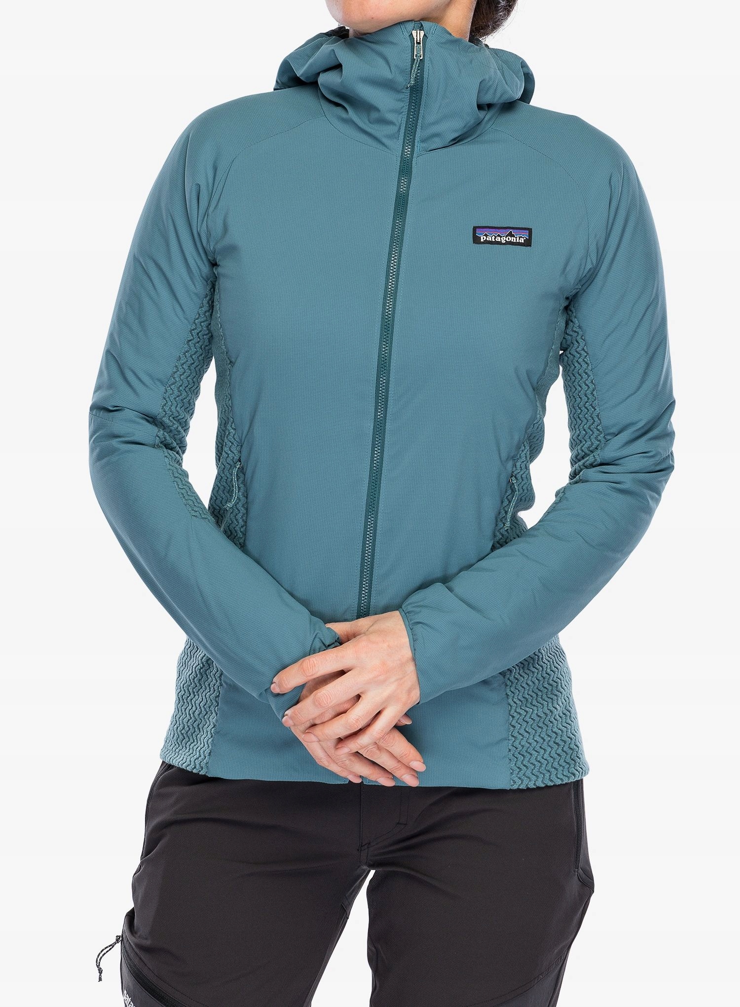 Dámská hybridní bunda Patagonia Nano-Air Light Hybrid Hoody modrá M