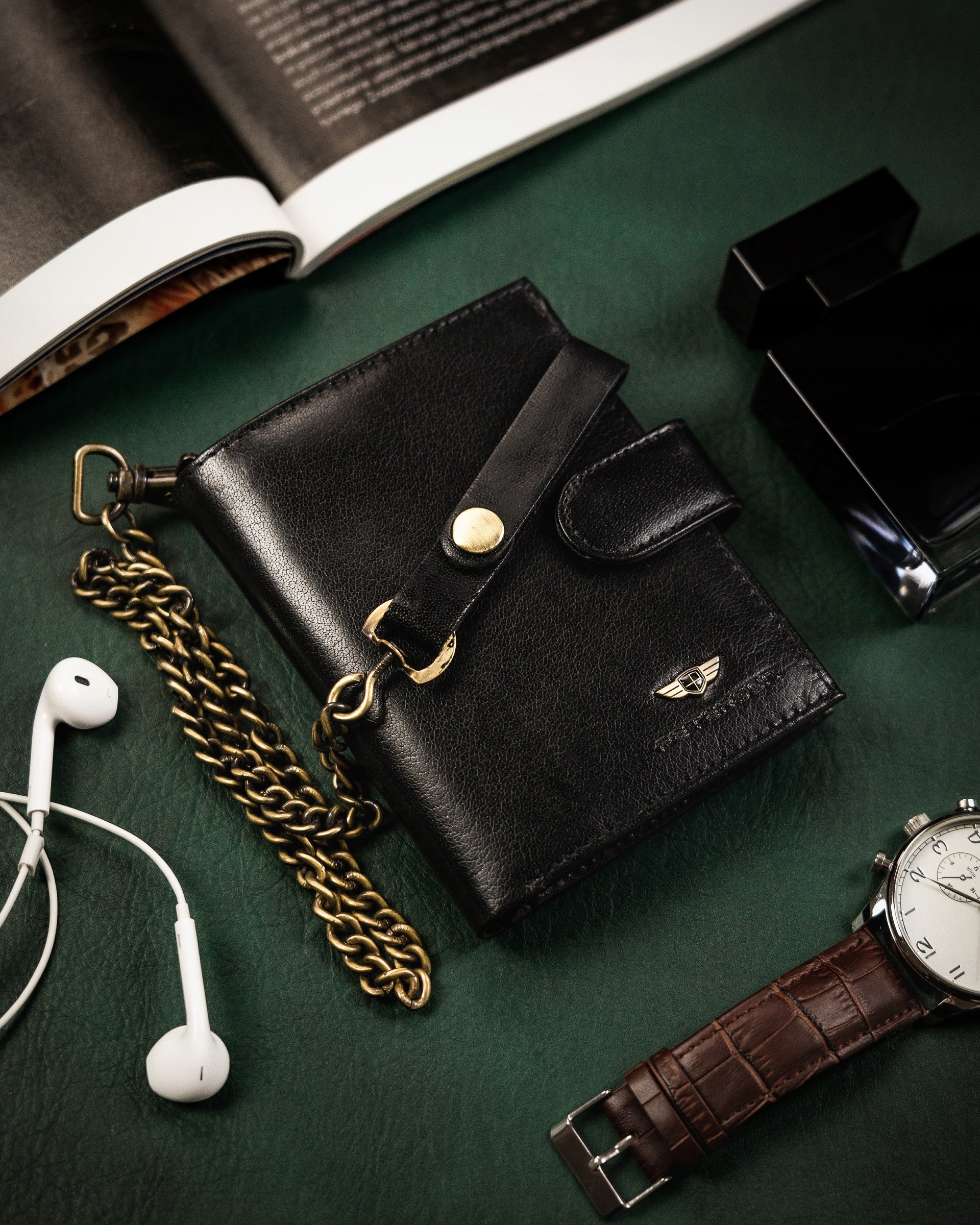 PETERSON PORTFEL MĘSKI SKÓRZANY STOP RFID ZAPINANY Stan opakowania oryginalne