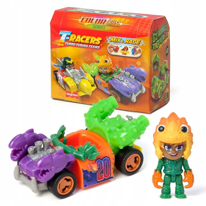 

T-racers Color Rush Seria 5 Autko Figurka Pojazd