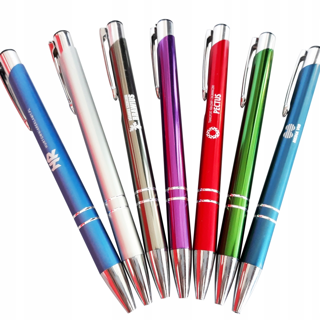 Długopis metalowy grawer logo 600 szt. Kolor wkładu niebieski