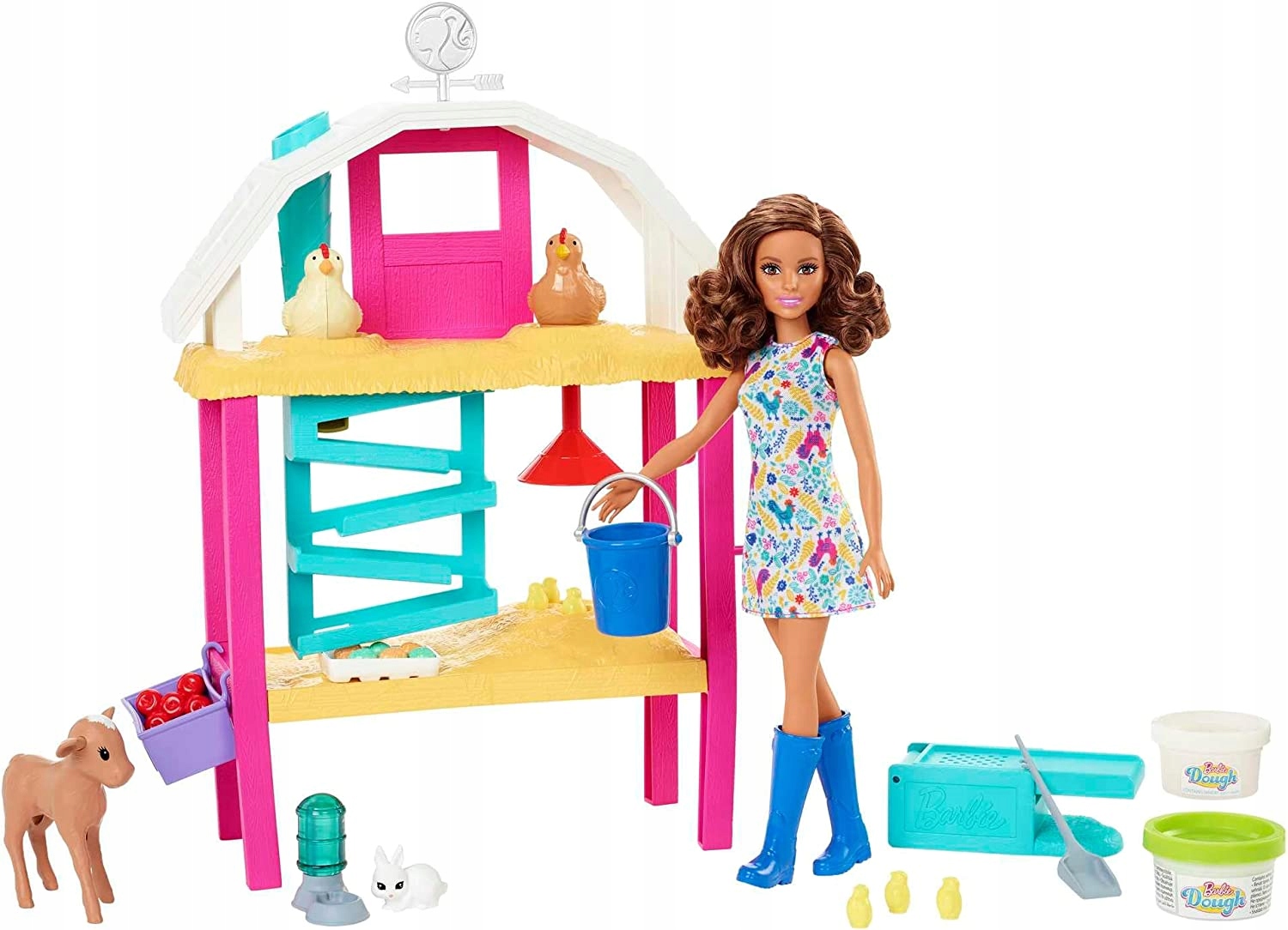 

Mattel Barbie Farma radosnych kurek lalka HGY88