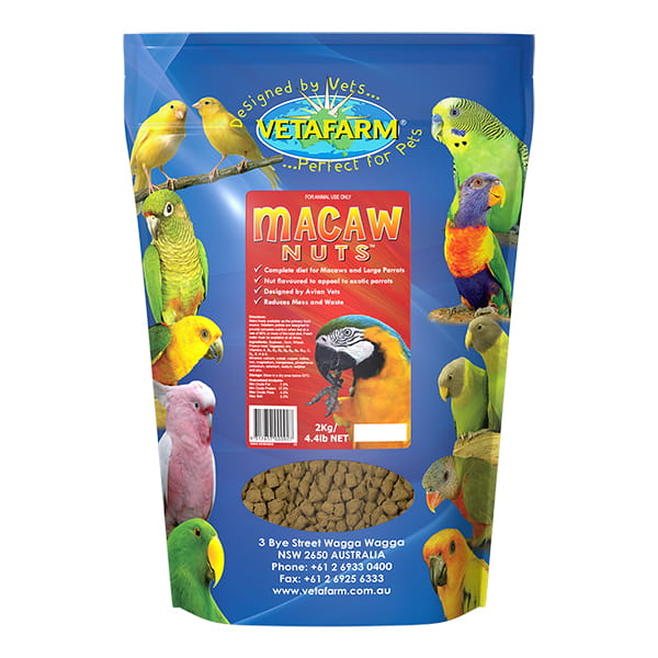 Levně Vetafarm Macaw Nuts ořechový granulát pro ary 2kg