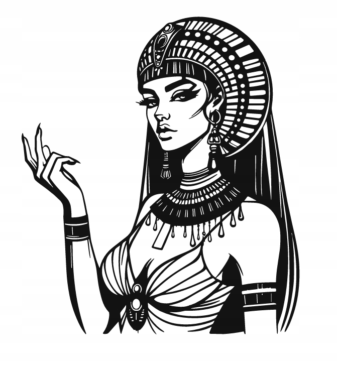 nástěnná dekorace Obraz vzor Egyptská Žena