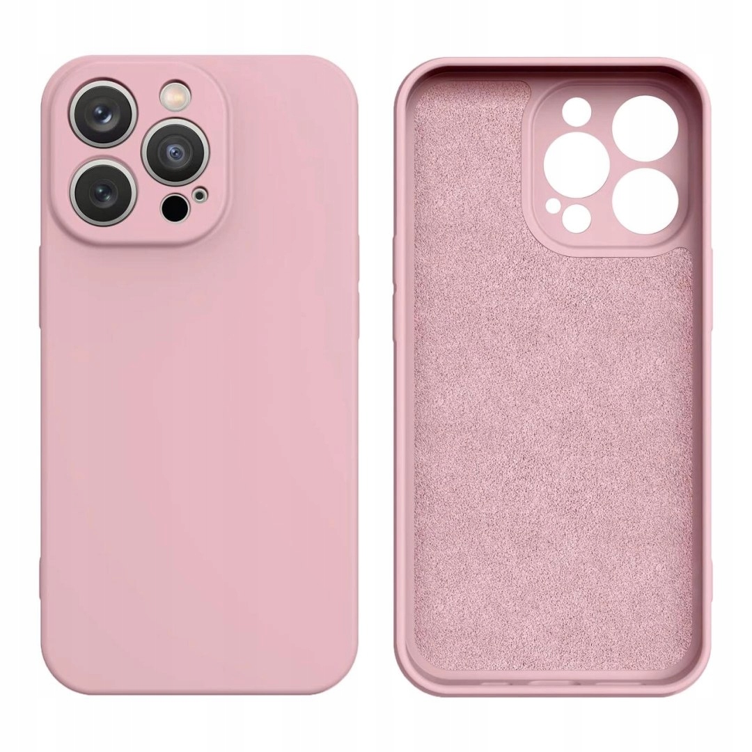 Silicone case etui do iPhone 14 Plus silikonowy pokrowiec różowe