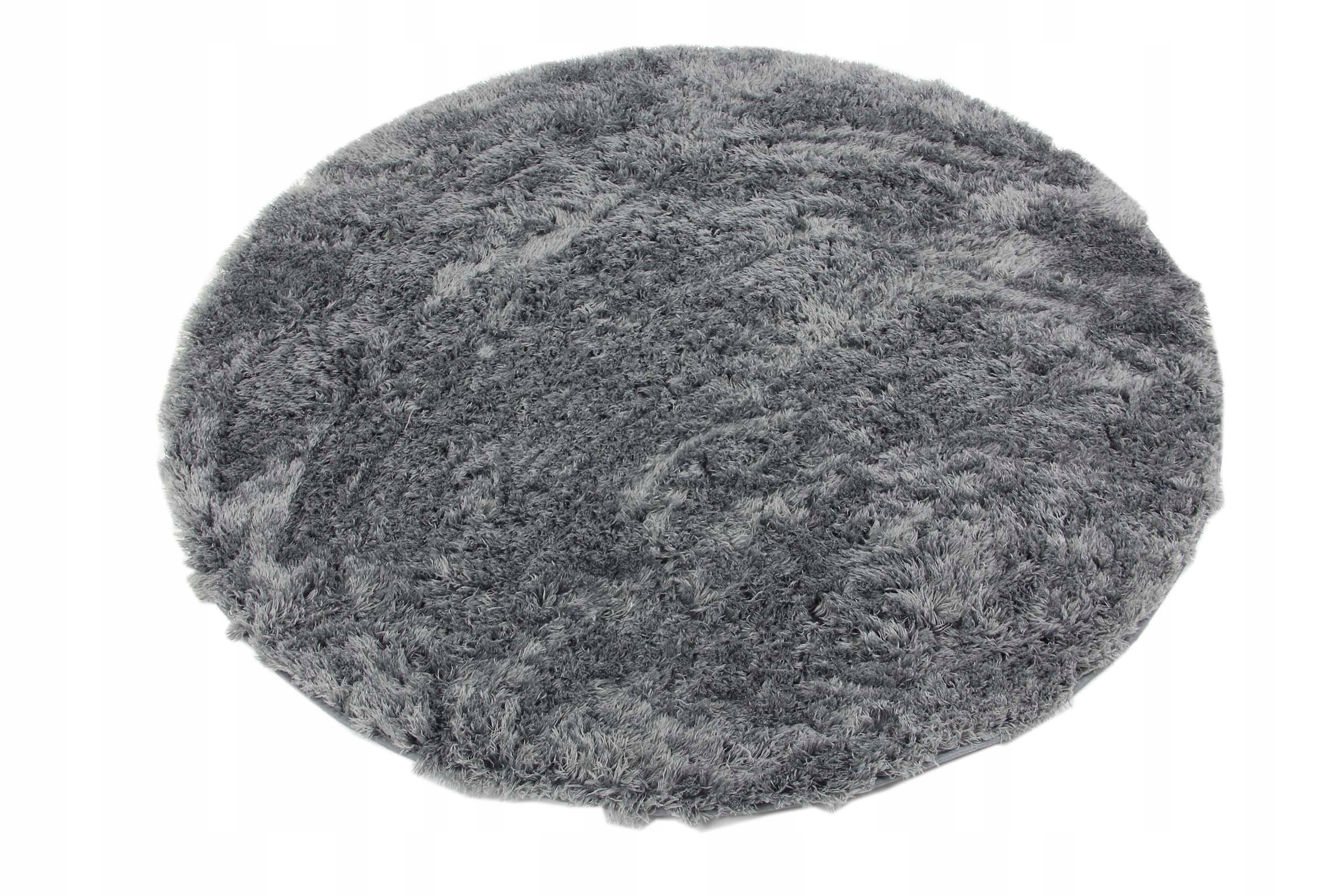 

Miękki Pluszowy Dywan Plusz Koło 120cm Wysoki Włos