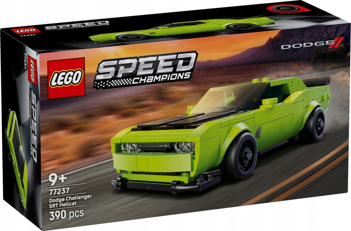 Stavebnice Speed Champions 77237 Sportovní vůz Dodge Challenger Srt Hellcat
