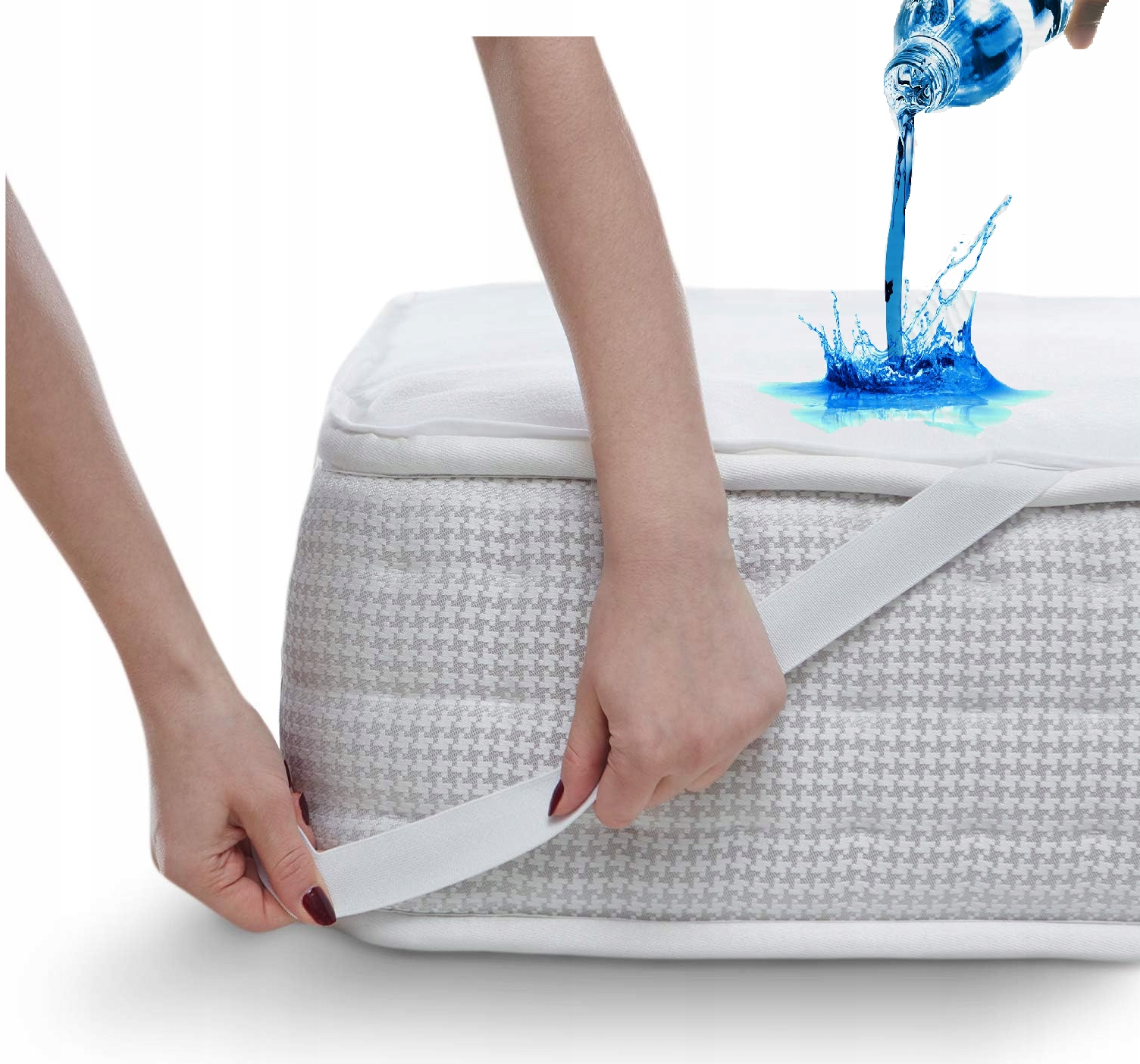 OCHRANIACZ NA MATERAC 160x200 WODOODPORNY PODKŁAD