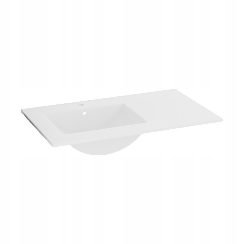 Nábytkové umyvadlo Mime 910 praktická a elegantní bílá keramika