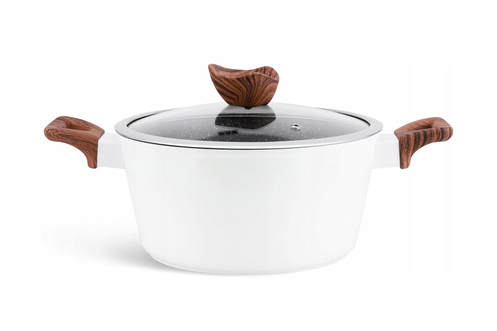 Garnki zestaw garnkow granitowe garnek z pokrywka maly zestaw garnkow Liczba elementów w zestawie 8