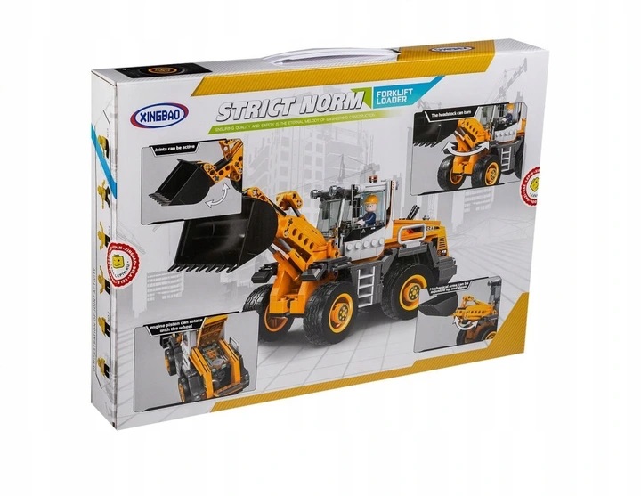 KLOCKI TECHNICZNE MEGA ZESTAW KOPARKA 694el 03035 Płeć chłopcy