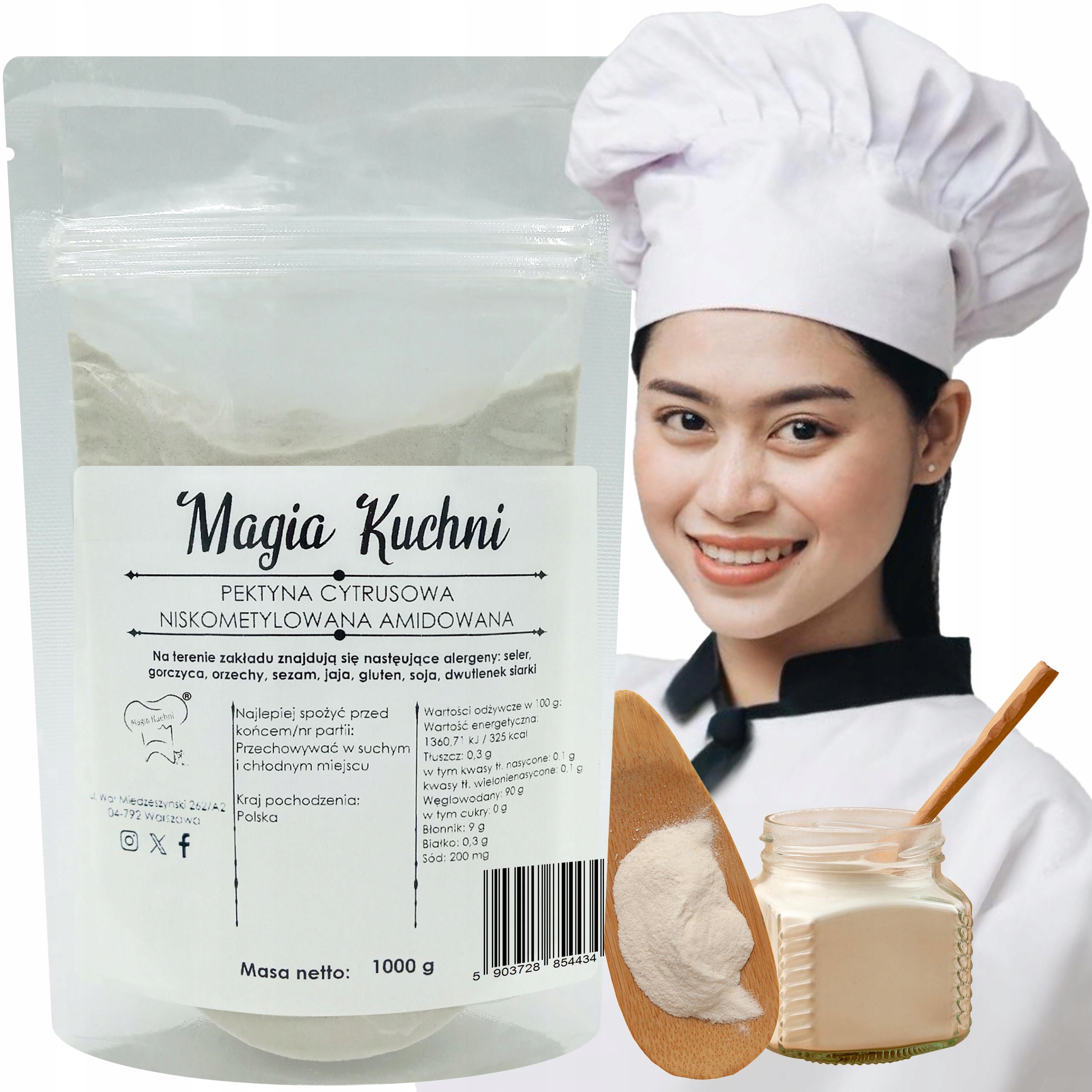 Levně Pektin 1kg Citrusový nízkometylovaný Amidovaný