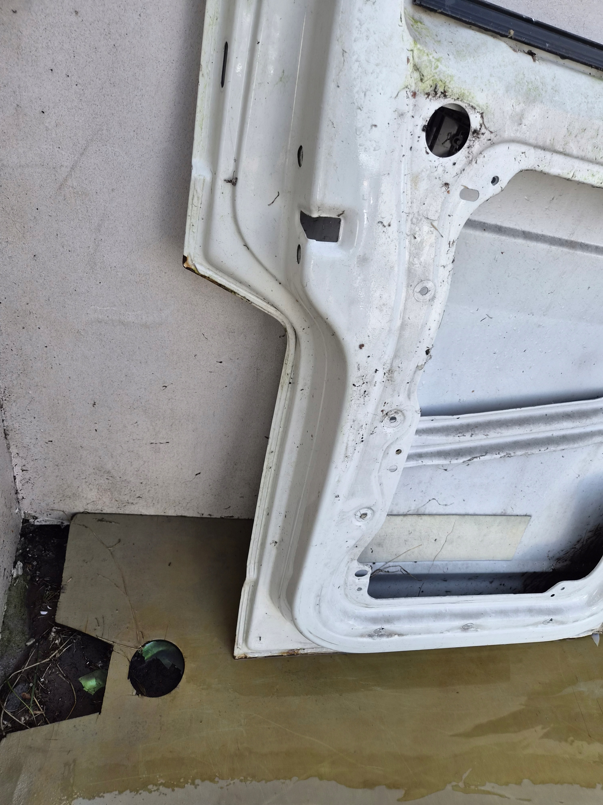 door front left VW T5 T5 LIFT front kierowca/ driver´s biale