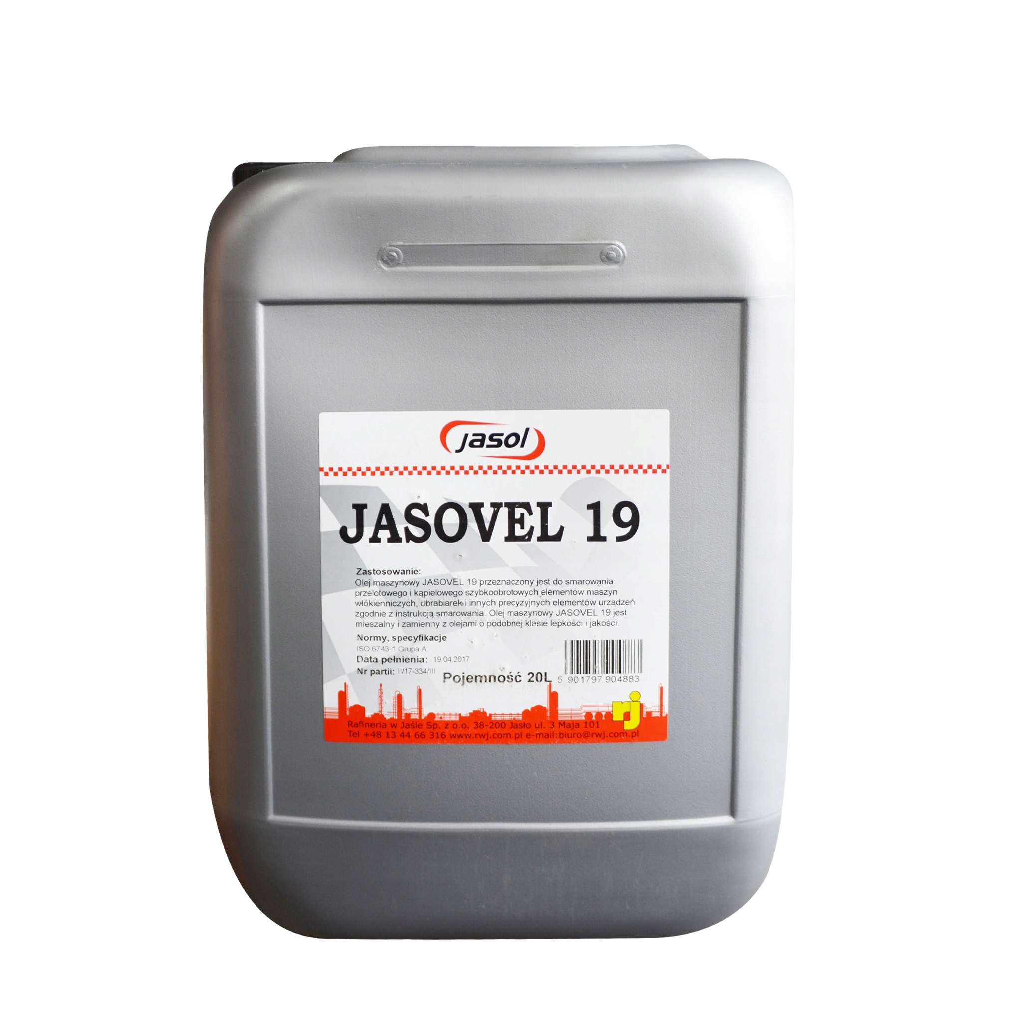 OLEJ MASZYNOWY LEPKOŚĆ 10 20L