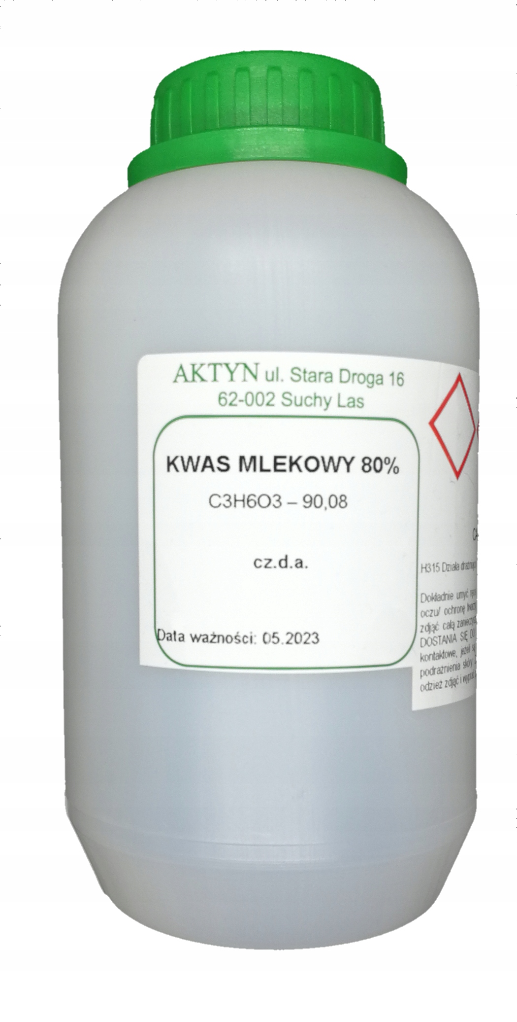 Kwas Mlekowy 80% cz.d.a. 1l.