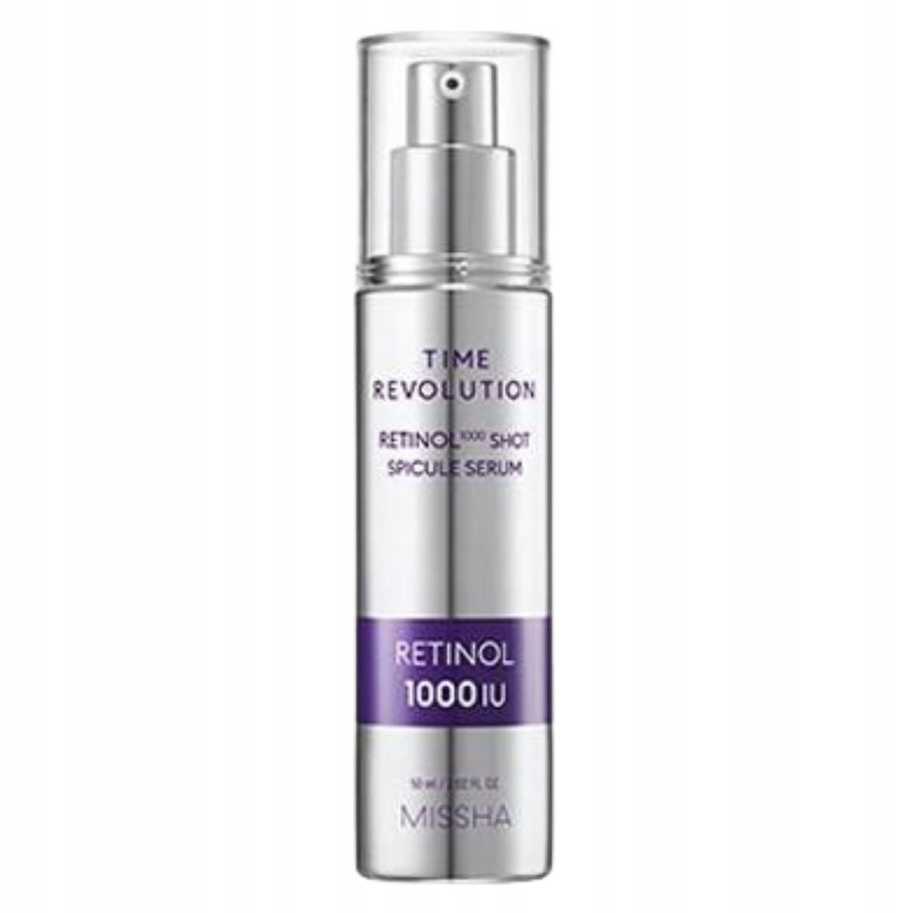 Sérum Missha Time Revolution Retinol 1000 Shot podporuje redukci pórů 50 ml