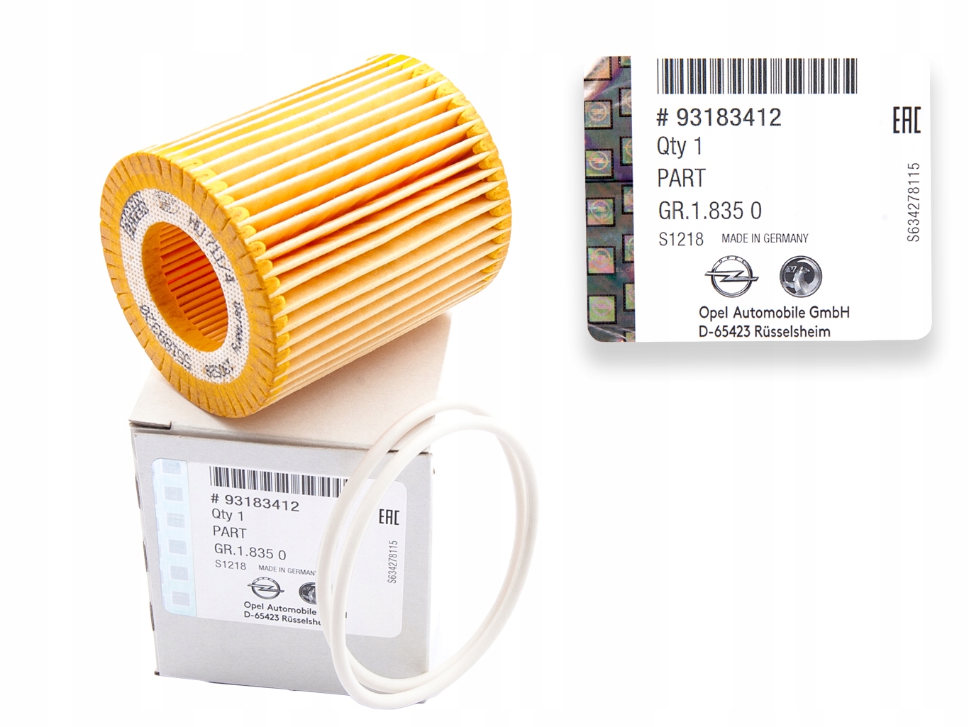 5650354 - МАСЛЯНЫЙ ФИЛЬТР 5W30 GM OPEL VECTRA C SIGNUM 1.9