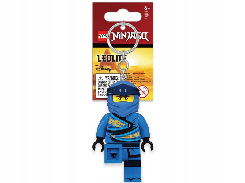 Brelok z latarką LEGO Ninjago Jay LGL-KE148H