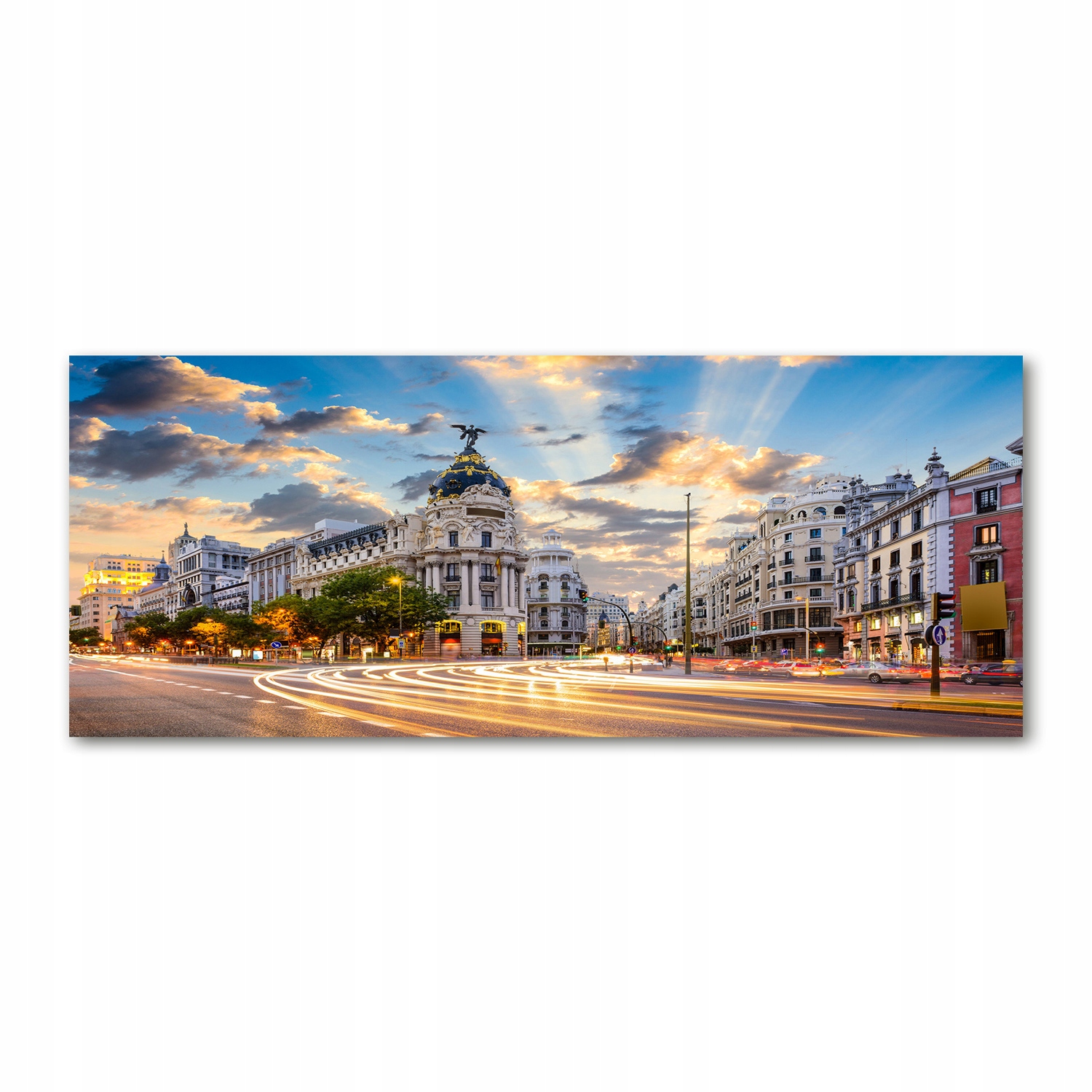 

Foto obraz szkło akryl Madryt Hiszpania 125x50 cm