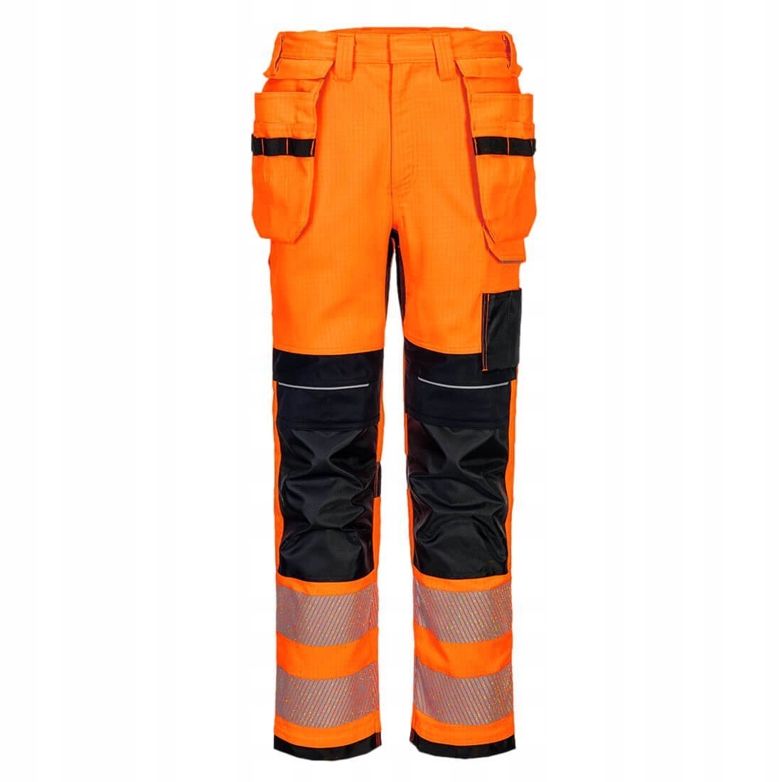 Těžko hořlavé multiochranné kalhoty Modaflame PW3 s pouzdry Oranžová/Č