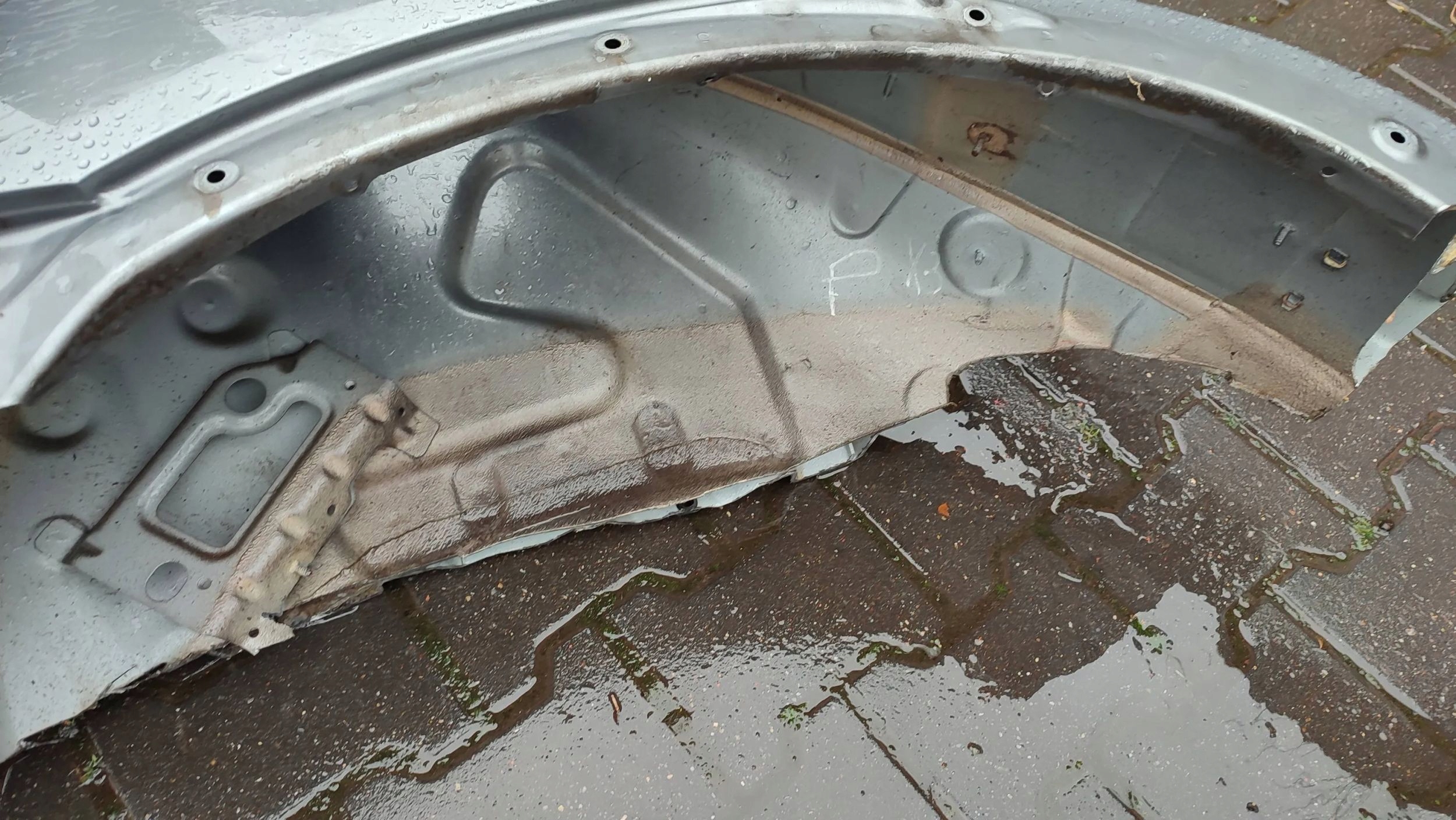 BMW X3 F25 2015 rear part side right quarter rear