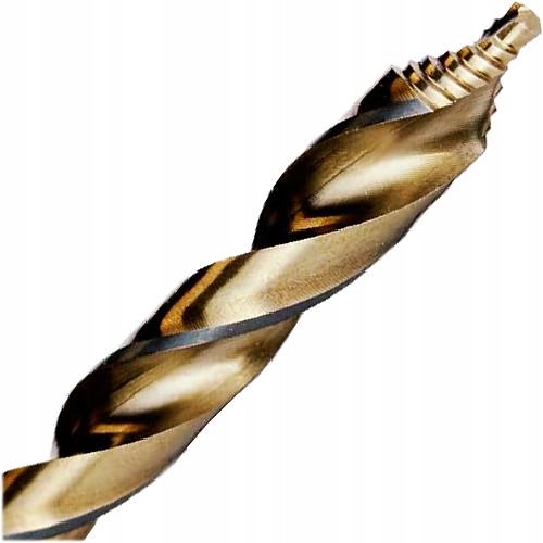 WIERTŁO KOBALTOWE DO METALU HSS Co STEP-TEC 9,5 mm Stal: V2A V4A NIERDZEWNA