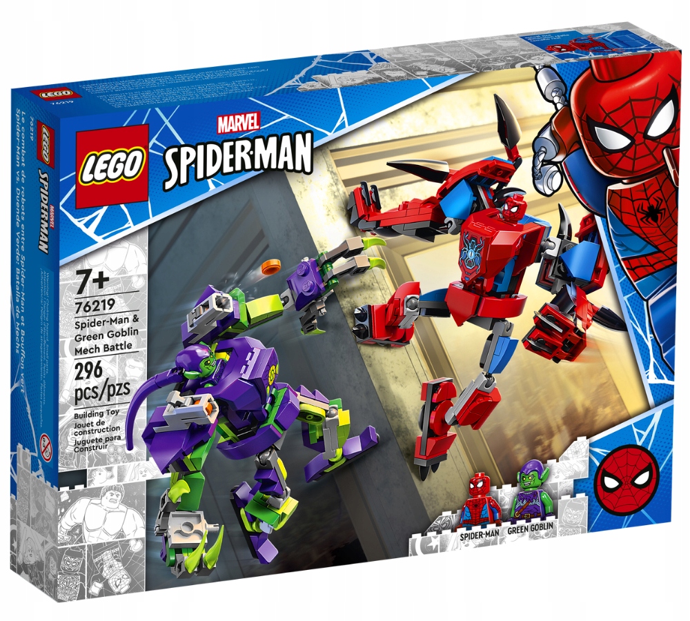 

Lego Spiderman I Zielony Goblin Bitwa Mechów 76219