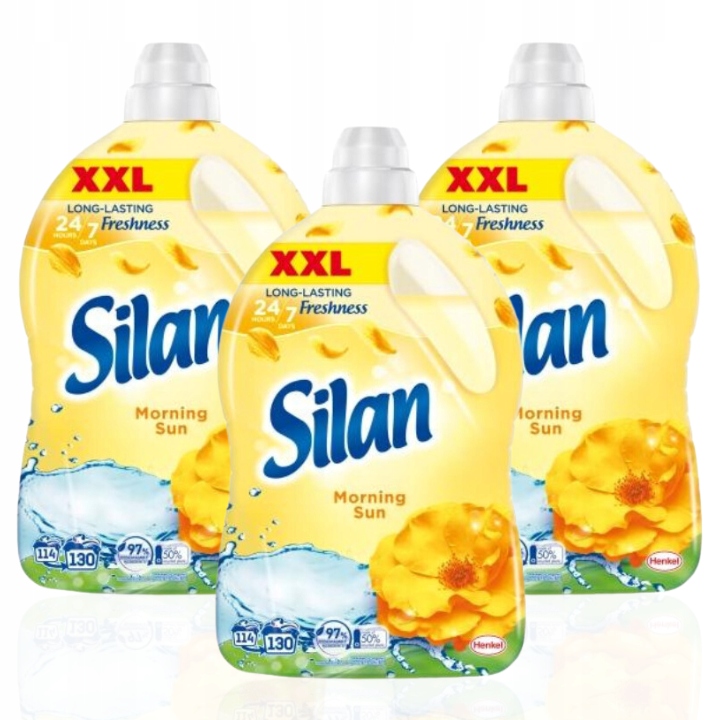 Levně Silan Morning Sun tekutá aviváž 390pr 2,86l x3