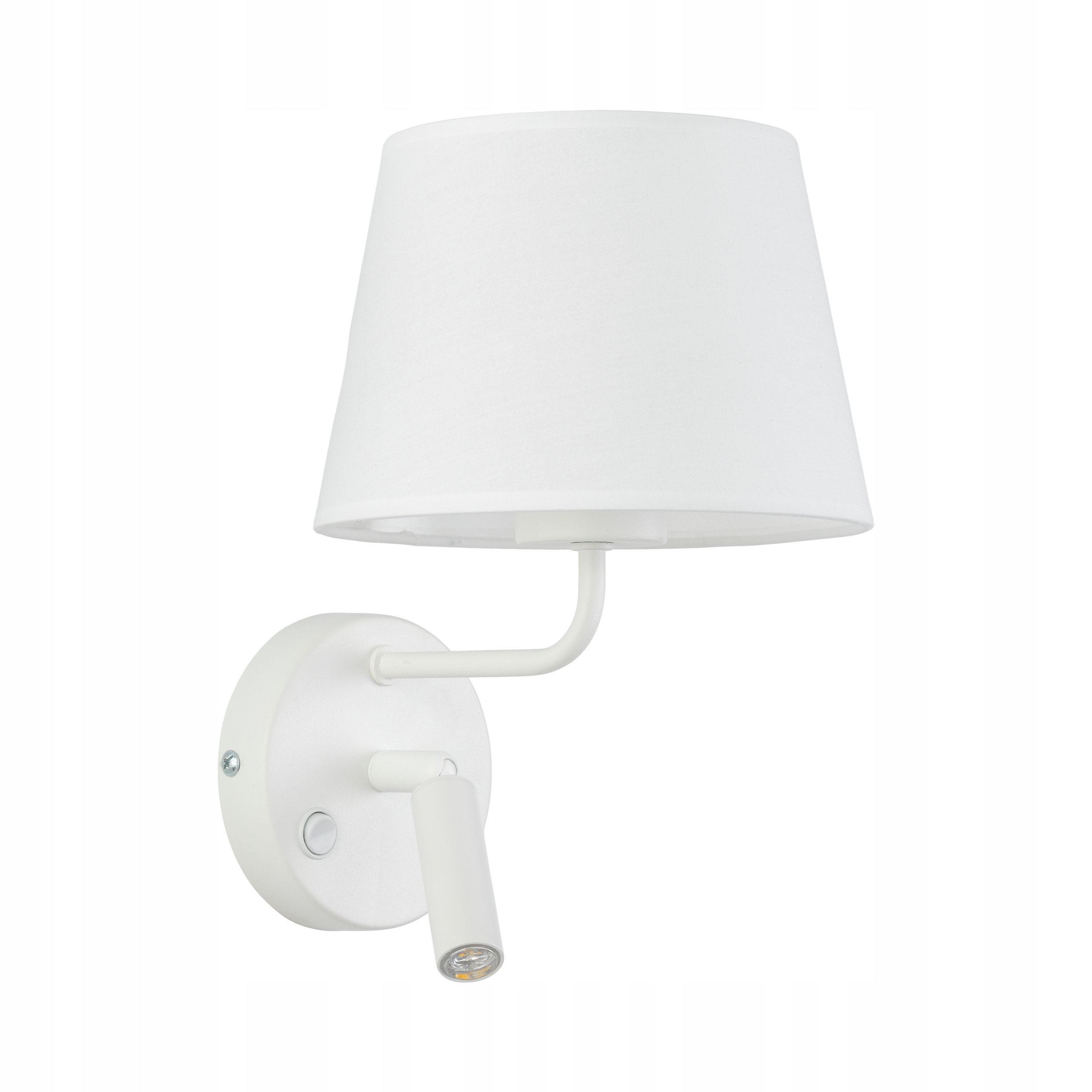 Biele Led Nástenné Svietidlo Na Čítanie S Tienidlom Maja Sabia Tk-Lighting E27 G9