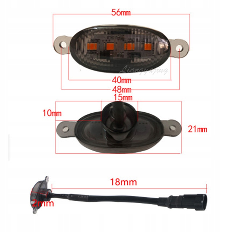 Grill samochodowy lampka LED przedni Grill m1 Producent części Inny