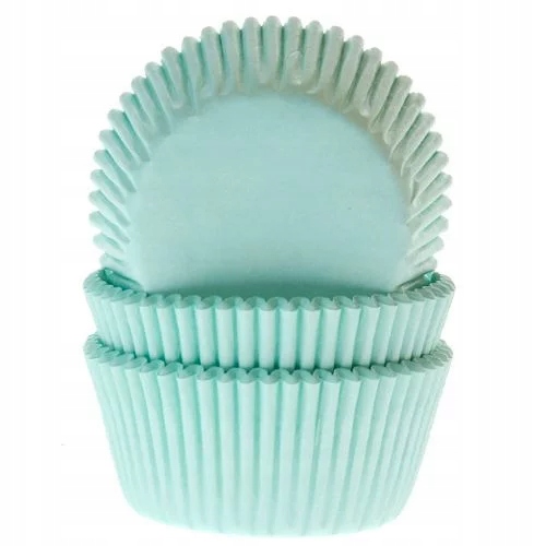 

Papilotki do muffinek miętowe 50 szt.
