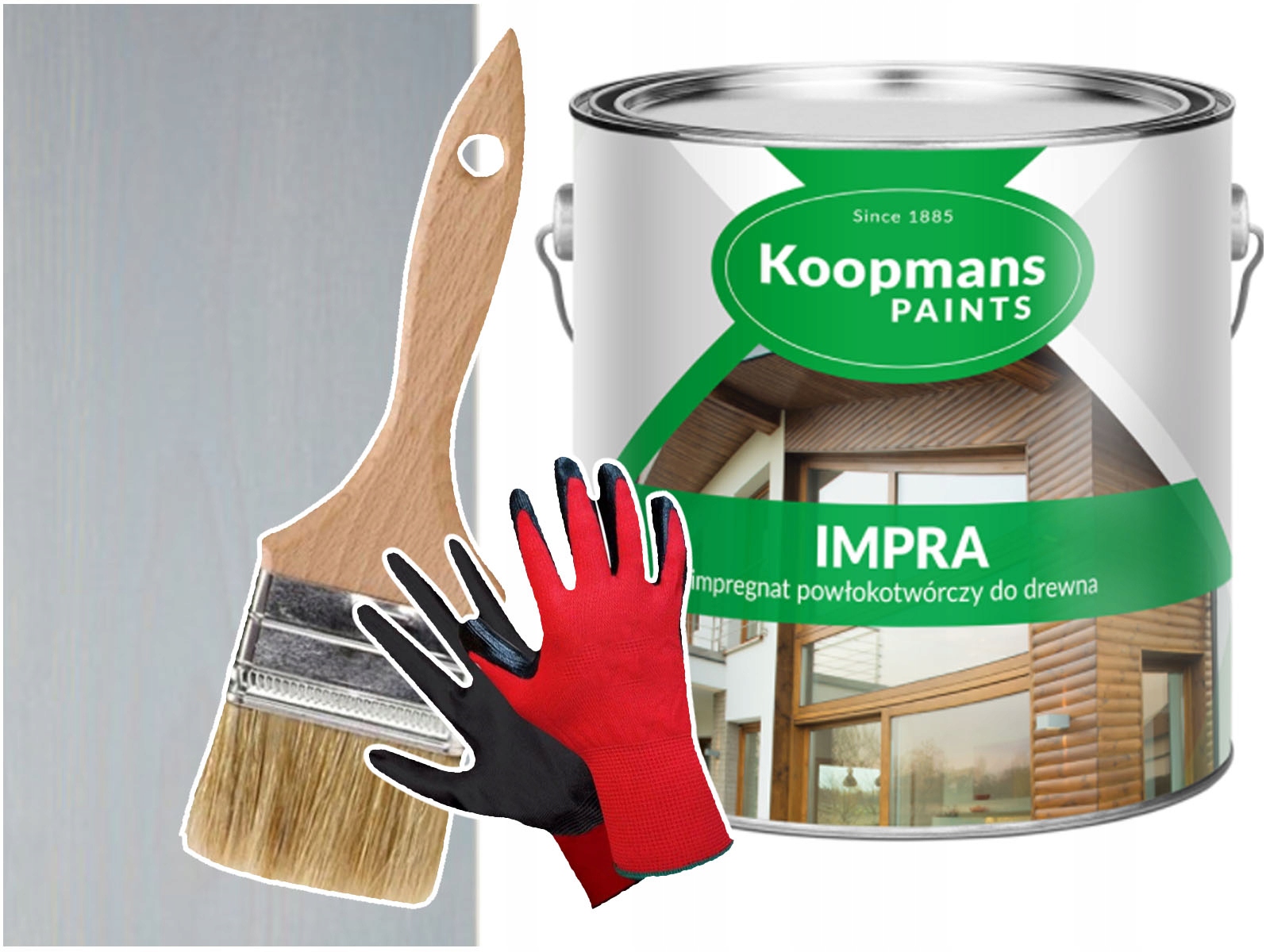 Impra Impregnát na dřevo Šedý Chorvatský 5L
