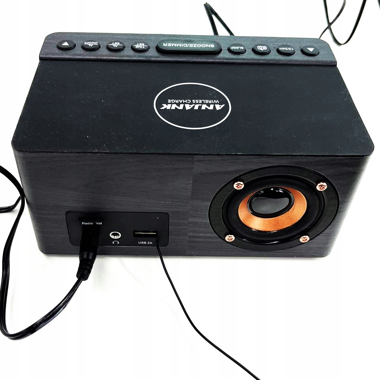 RADIO Z FUNKCĄ ŁADOWANIA FM ANJANK AC190-DE-BLACK P9C88 Kod producenta X