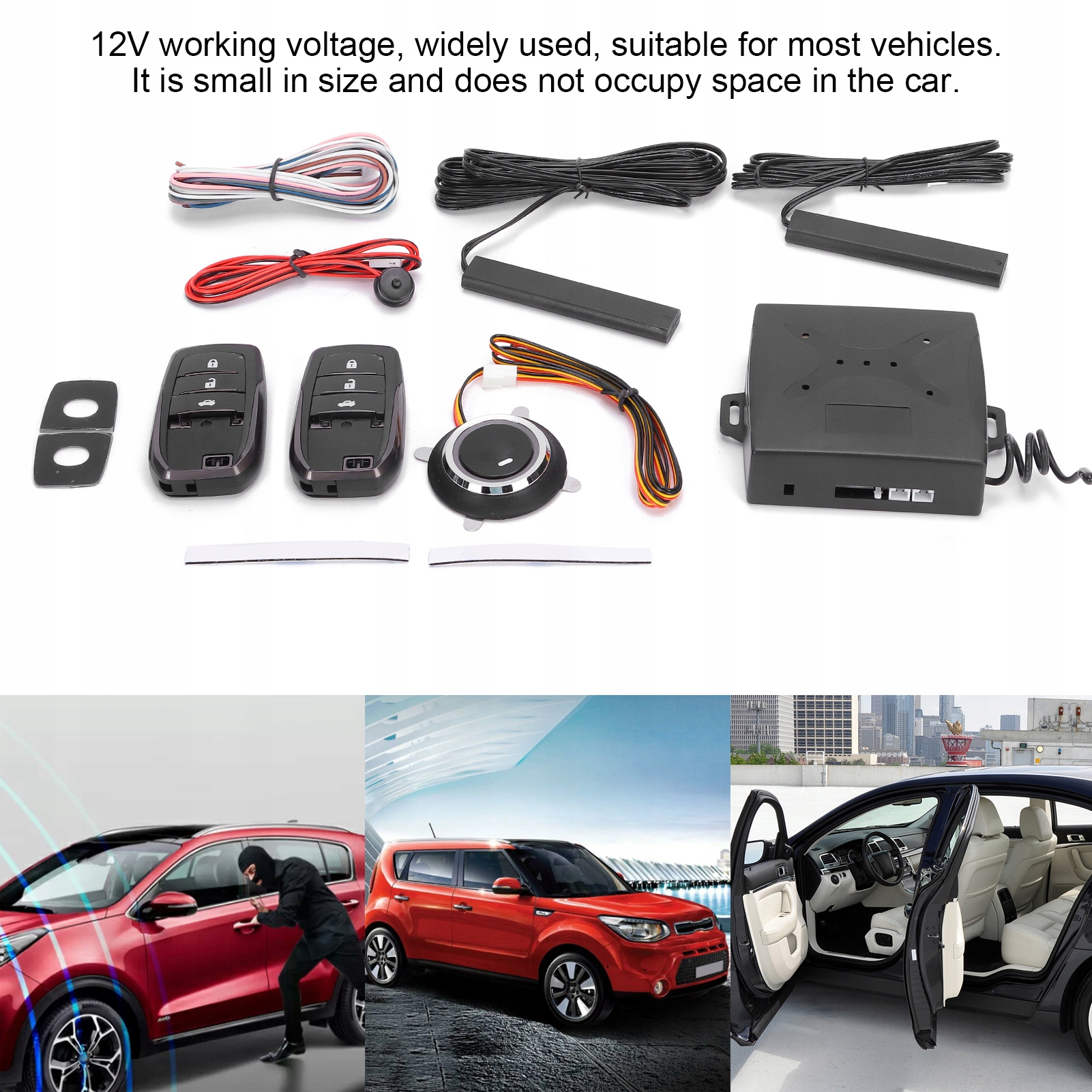 STEROWNIK ZAMKA CENTRALNEGO DO SAMOCHODÓW 12V Typ samochodu Niezdefiniowany