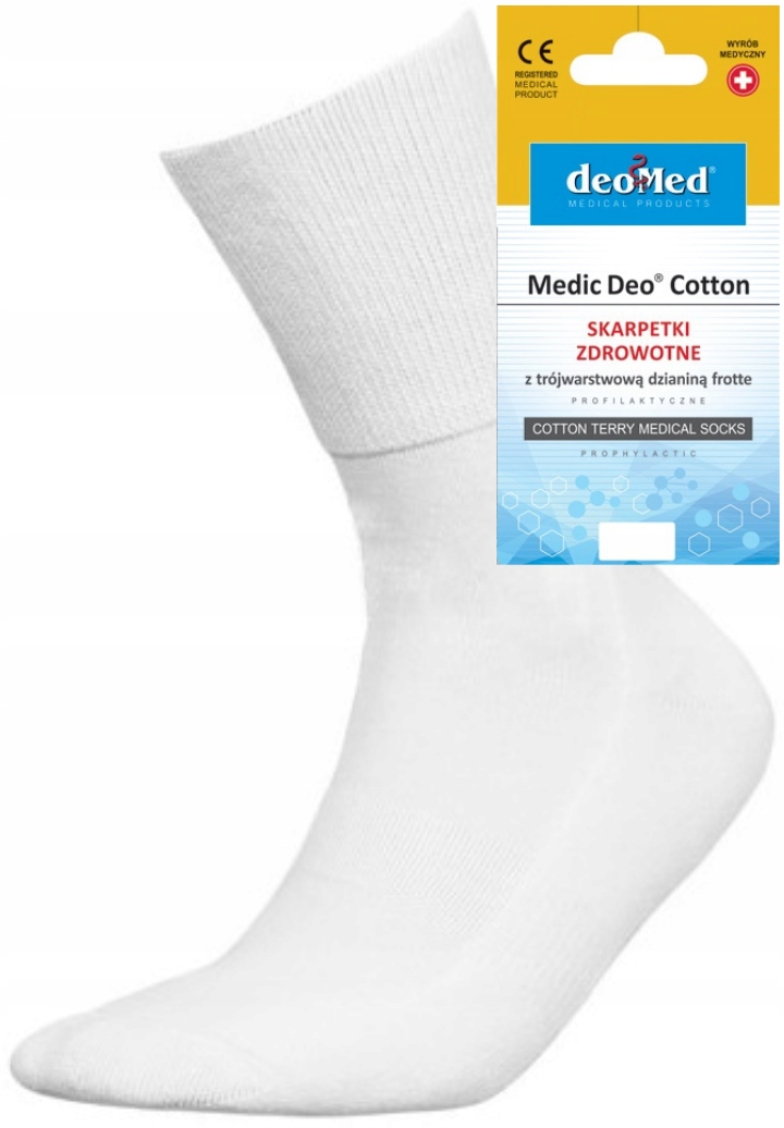 

Skarpetki Frotte Bezuciskowe Bezszwowe Bawełniane