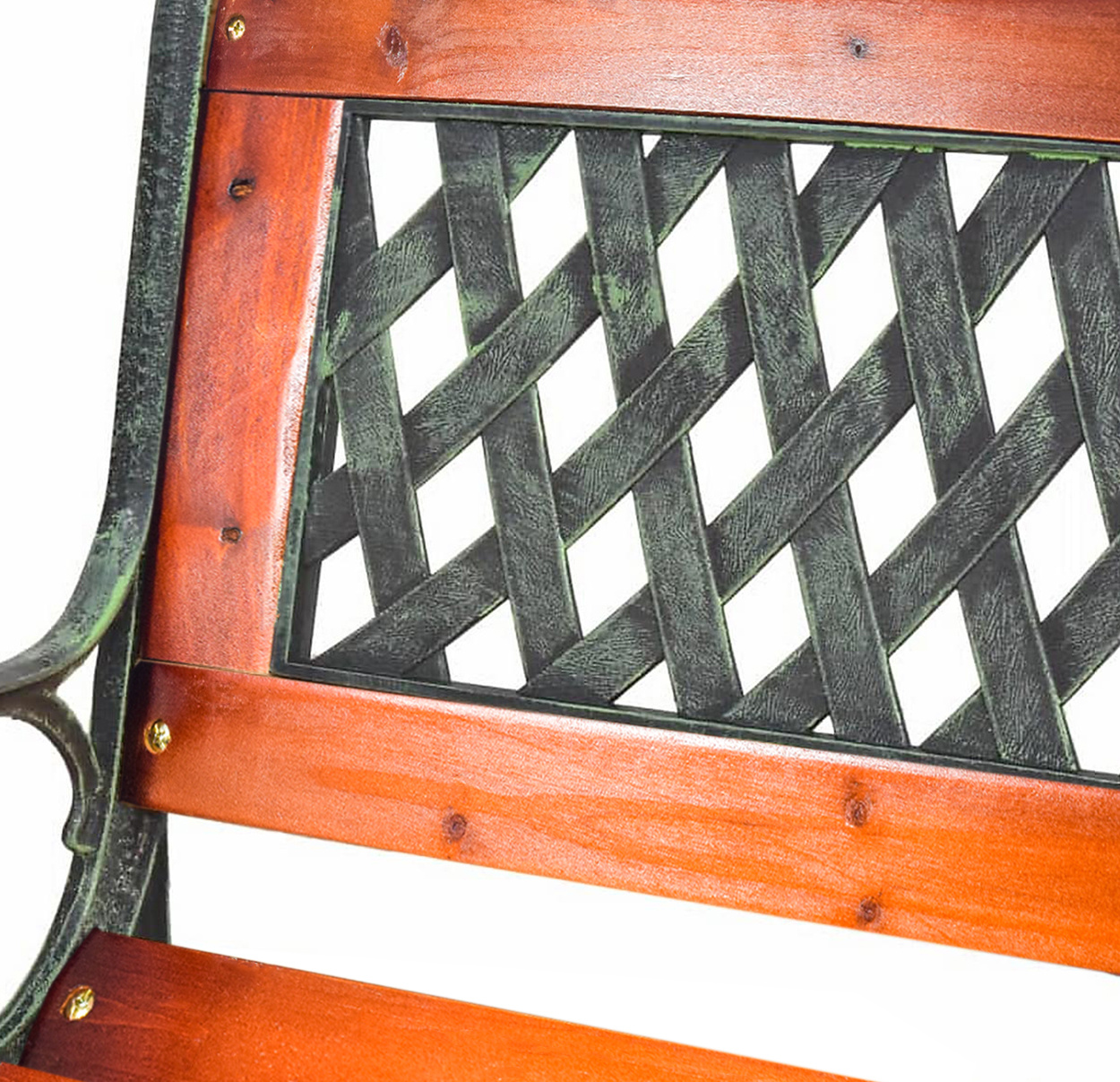 ŁAWKA OGRODOWA ŁAWECZKA DREWNIANA PARKOWA Rodzaj z oparciem