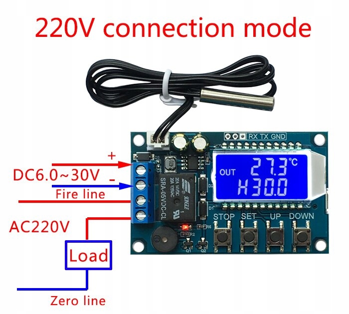 Moduł cyfrowego termostatu sterownika temperatury Rodzaj regulator temperatury