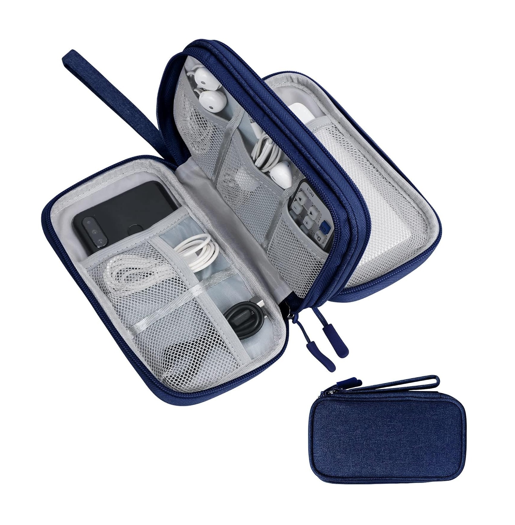 Saszetka podróżne etui organizer na kable ładowarki telefon powerbank