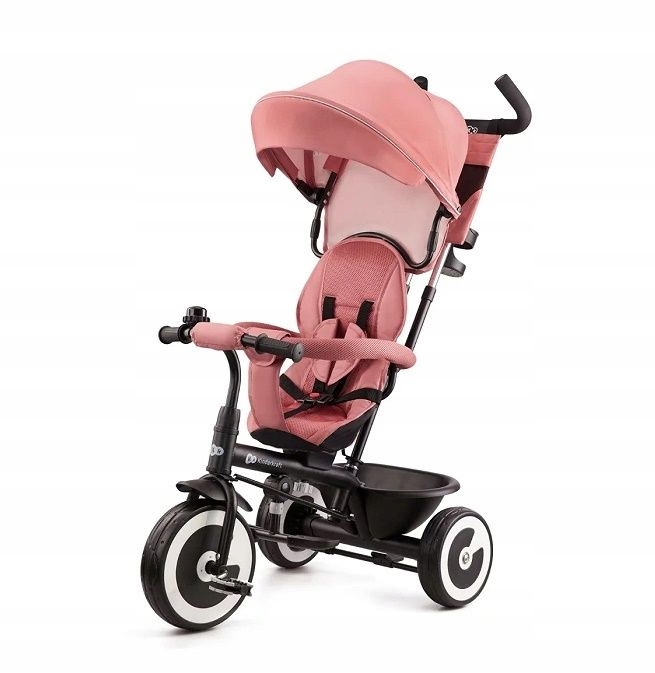 Kinderkraft Aston rowerek trójkołowy różowy