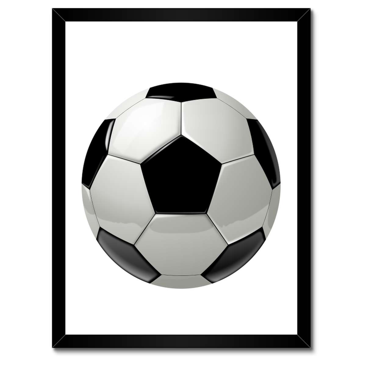 Plakáty v rámu 30x40 Fotbal na nohu