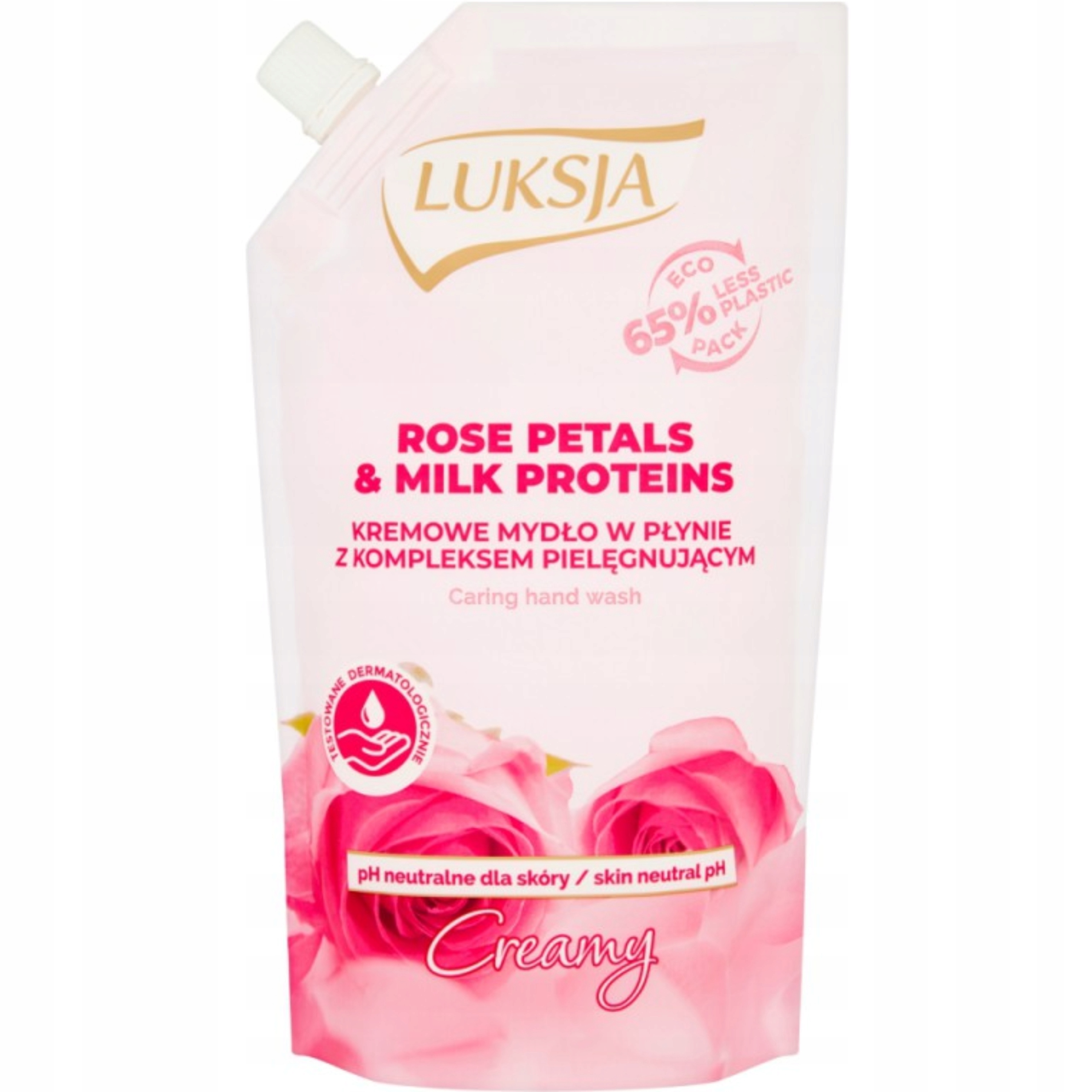 

Mydło w płynie Luksja Rose Milk zapas 400ml
