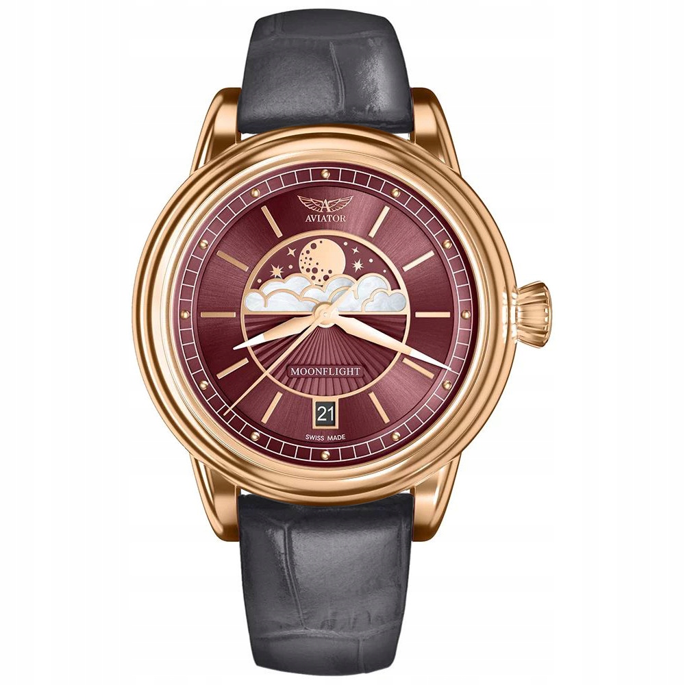 Dámské hodinky Aviator V.1.33.2.265.4GM šedé