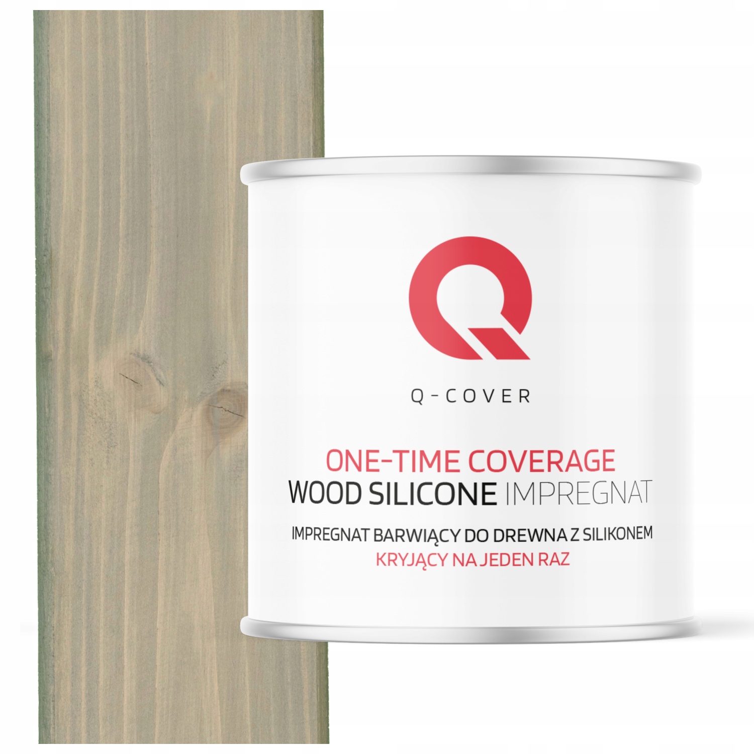 Impregnat Na Dřevo Krycí Na Jedno Použití Barva Uv Barvy Šedá Světlá 2,5L