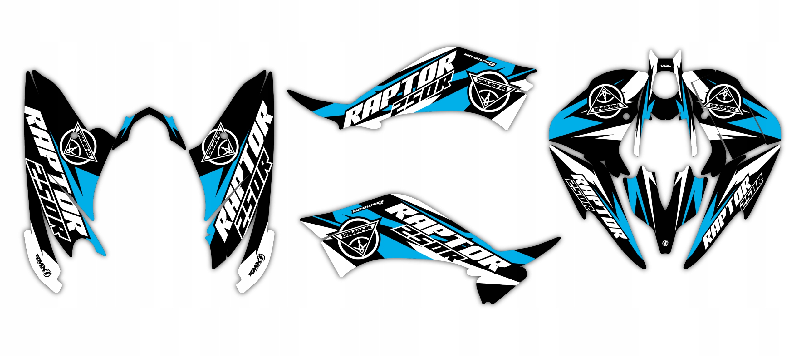 Шпон / наклейки quad Yamaha 250R Raptor