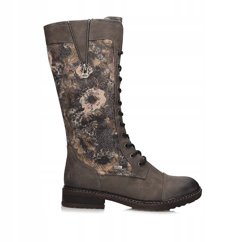 Dámské šněrovací kozačky Rieker 94731-90 pro každodenní nošení