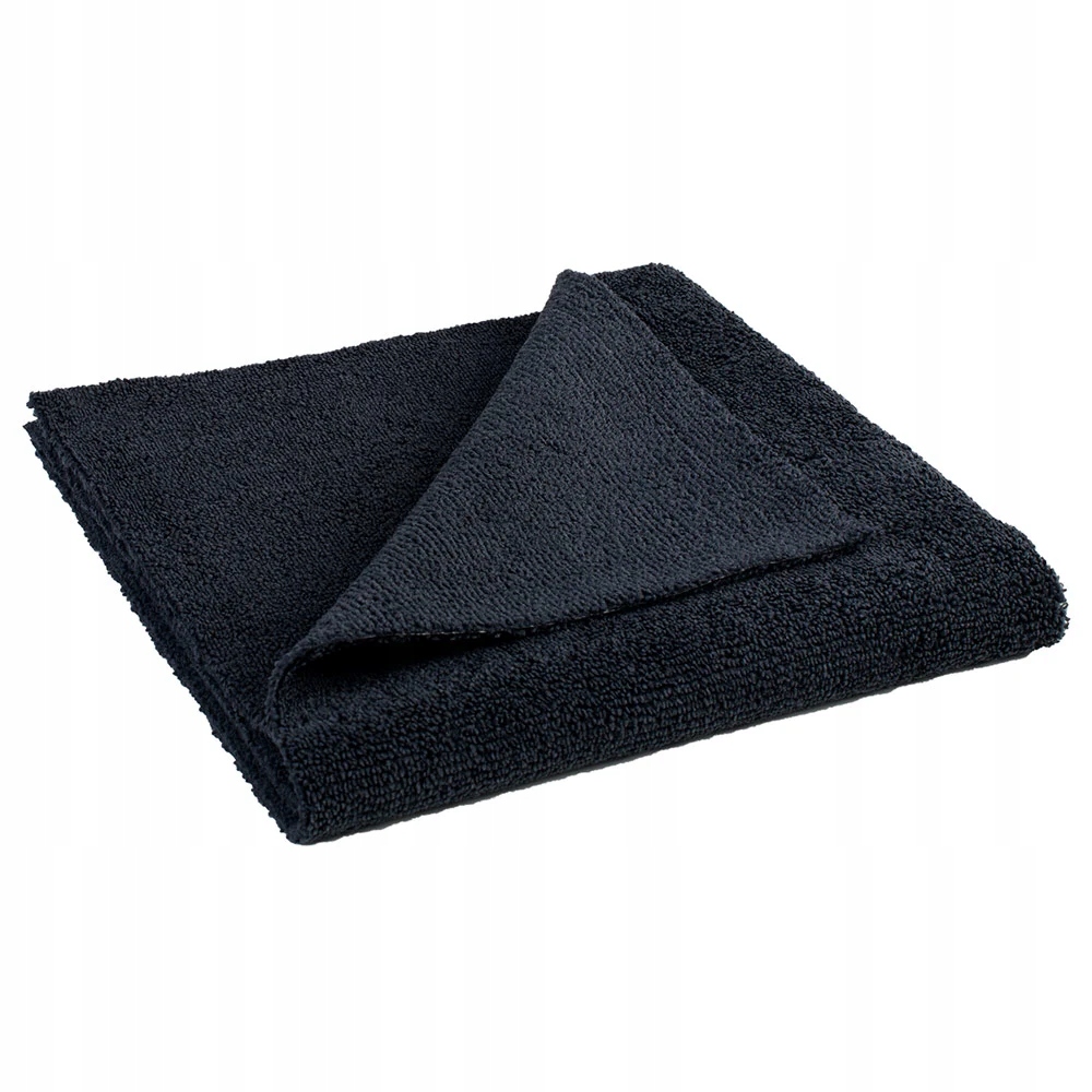5x Mikrofibra Falcon Black 40x40 cm Czarna Bezszwowa Ścierczka 360GSM