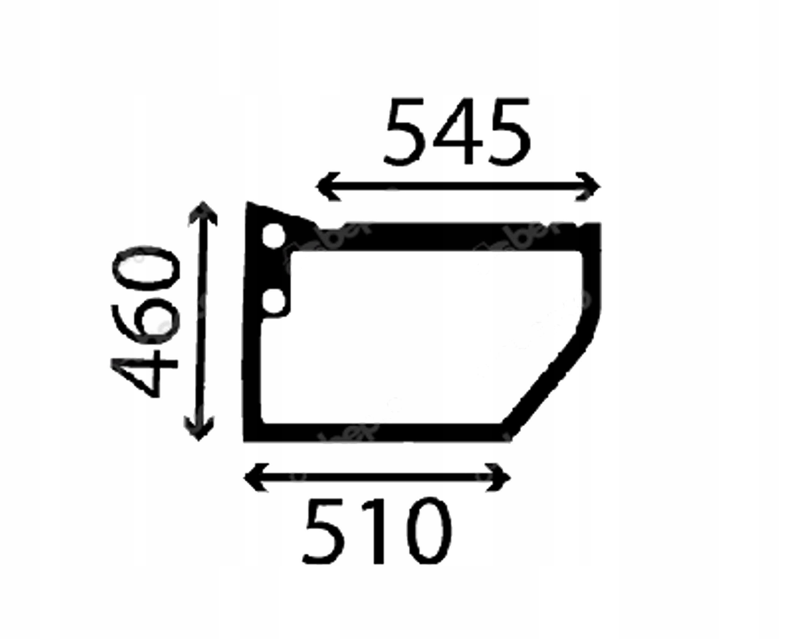 sklo bagr Komatsu spodní dveře 816024530
