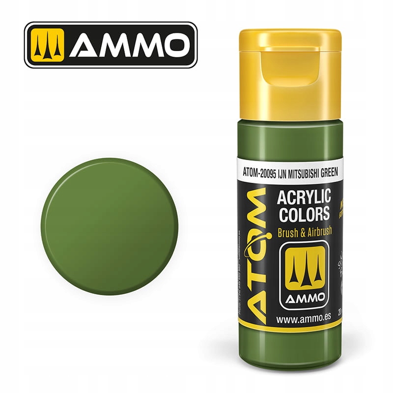 Ammo 20095 Atom Color Ijn Mitsubishi Green 20ml