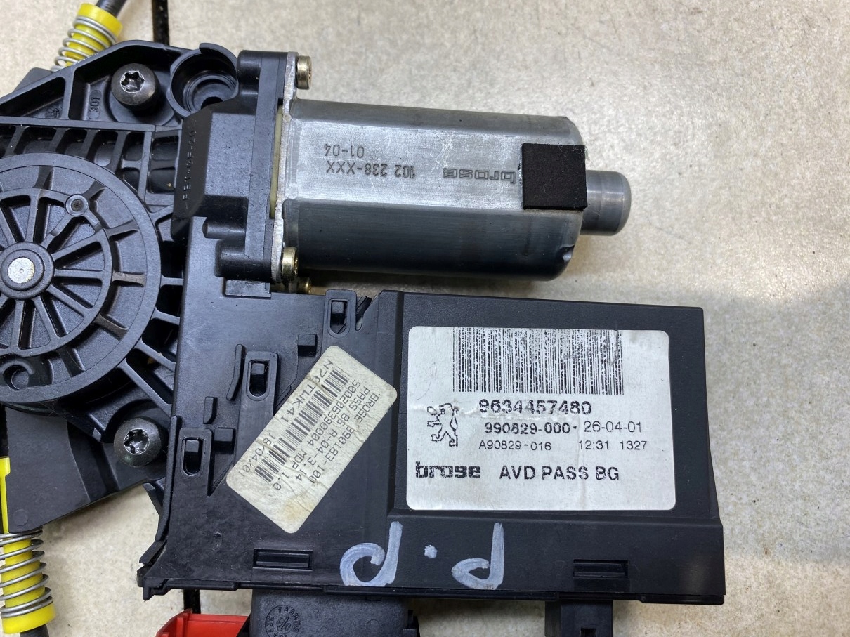 window regulator right front 307 HB 5D 9634458880