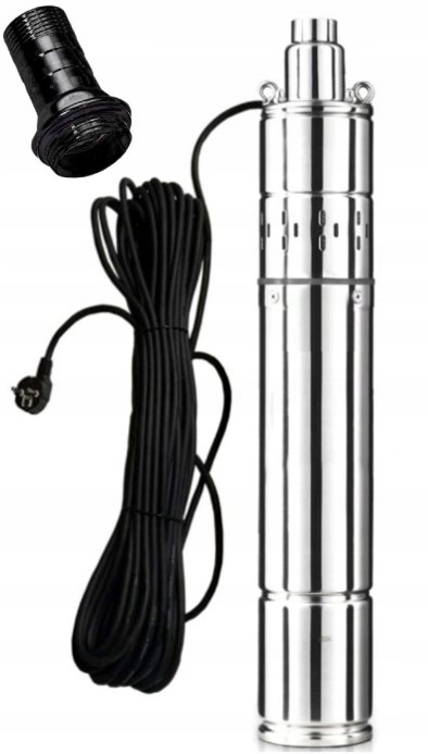 Pompa Głębinowa Śrubowa 4'' Wody 0,75KW Kabel 15M